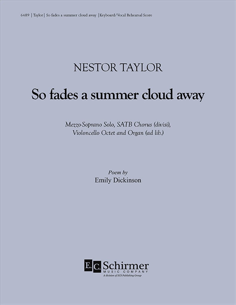 So fades a summer cloud away